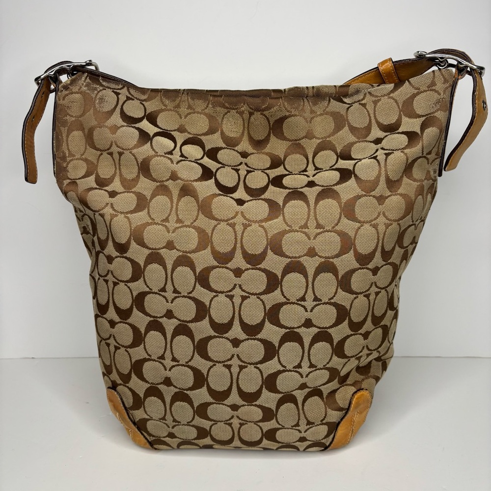 Coach Large Monogram Shoulder Bag